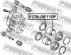 FEBEST 0176-AE110F Piston, brake caliper